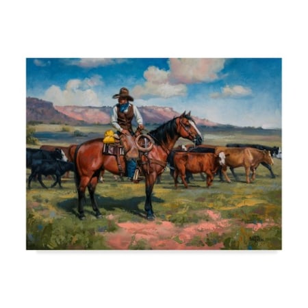 Jack Sorenson 'A Good Hand' Canvas Art,35x47